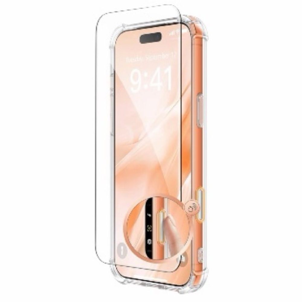 Tempered Glass Screen Protector for iPhone 17 Pro Max –HD Clear, Anti-Scratch E2